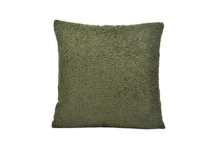 Prestigious Textiles - Fergus - Moss - Chic Green Boucle Designer Cushion Cover - Modern Luxury Throw Pillow - Handmade Home Decor.