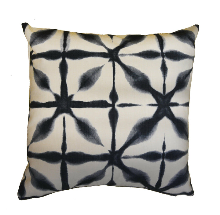 Schumacher - Andromeda - Indigo - Traditional Japanese Shibori Designer Cushion Cover - Handmade Throw Pillow - Designer Home Decor.