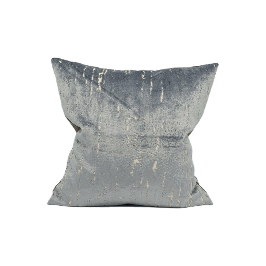 Stunning Plush Modern Abstract Silver Grey Cut Velvet Cushion Cover - Handmade Throw Pillow - Designer Home Décor.