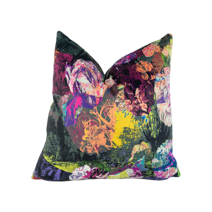 Panaz - Mustique - Burgundy / Gold - Stunning Designer Velvet Cushion Cover Home Décor Throw Pillow.