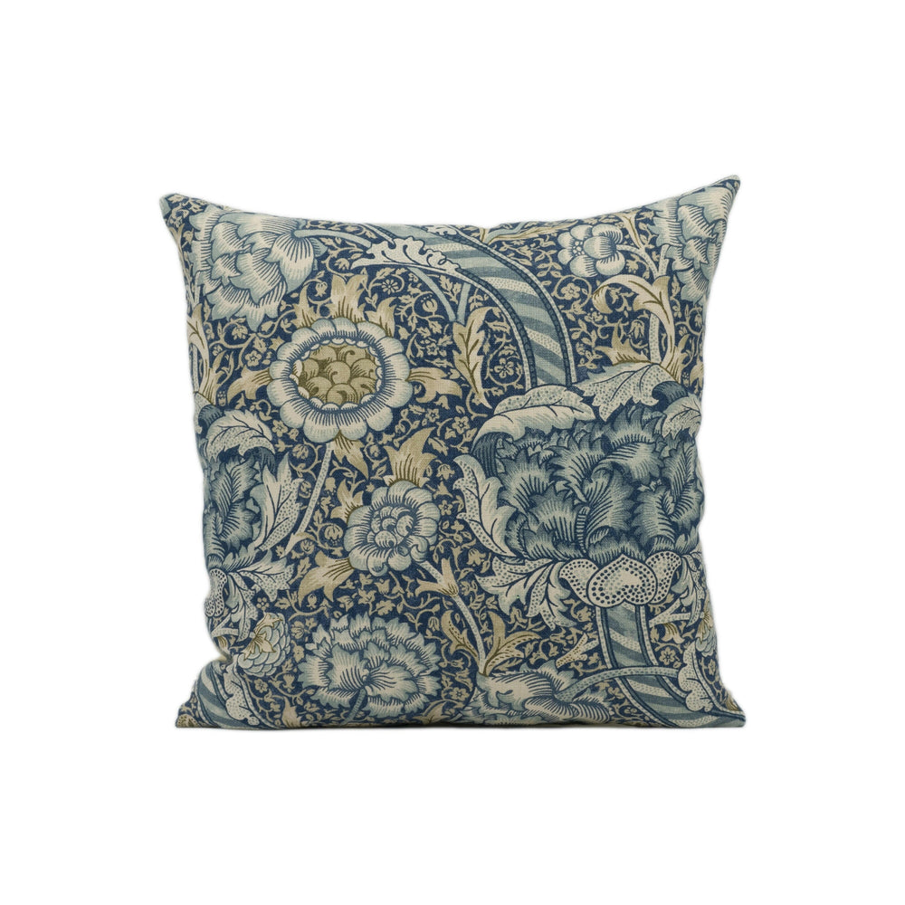 William Morris - Wandle - Blue / Stone - Magical Traditional Morris Cushion Cover Handmade Throw Pillow Designer Home Decor.