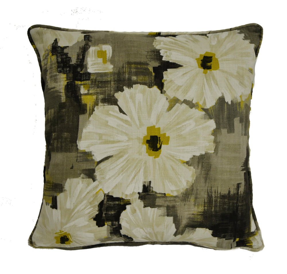 Harlequin - Giverny - Charcoal / Lime - Cushion Covers Pillow Throws - Stunning Design.