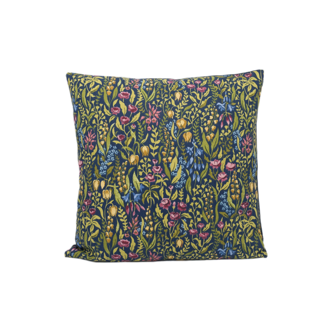 Iliv - Kelmscott - Jewel - Pretty Painterly Busy Floral Cushion Cover - Handmade Throw Pillow - Designer Home Décor