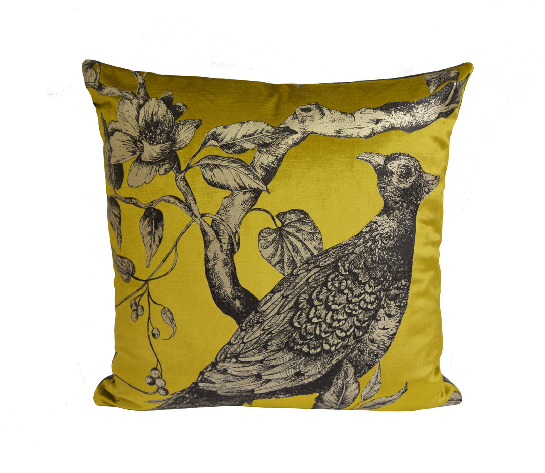 Zoffany Darnley Toile Velvet Tigers Eye - Luxury Gold Velvet Toile
