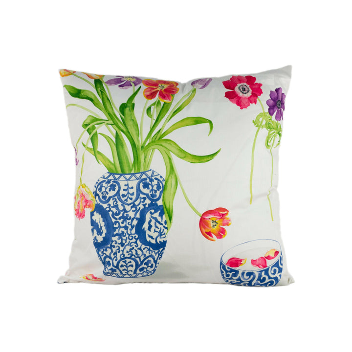 Sanderson - Painters Garden - Violet / Crimson - Stunning Designer Cushion Cover Home Décor Throw Pillow.