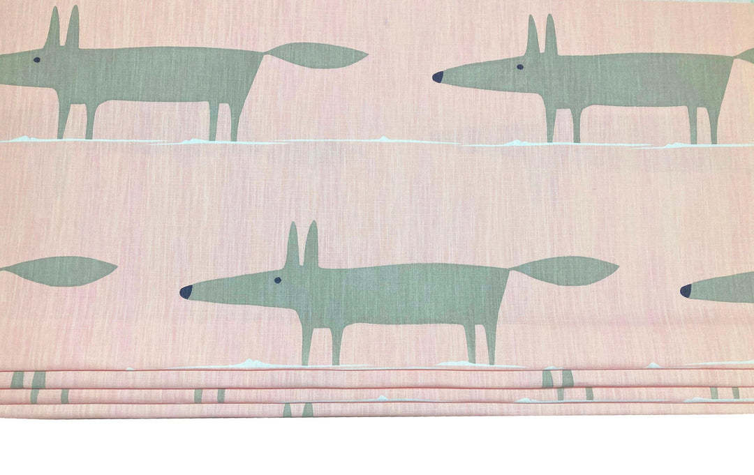 Scion - Mr Fox - Blush - Made To Measure Professionally Made Roman Blind.