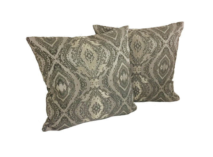 Prestigious - Adonis - Graphite - Marble Effect Metallic Cushion Cover - Handmade Throw Pillow Designer Home Decor.