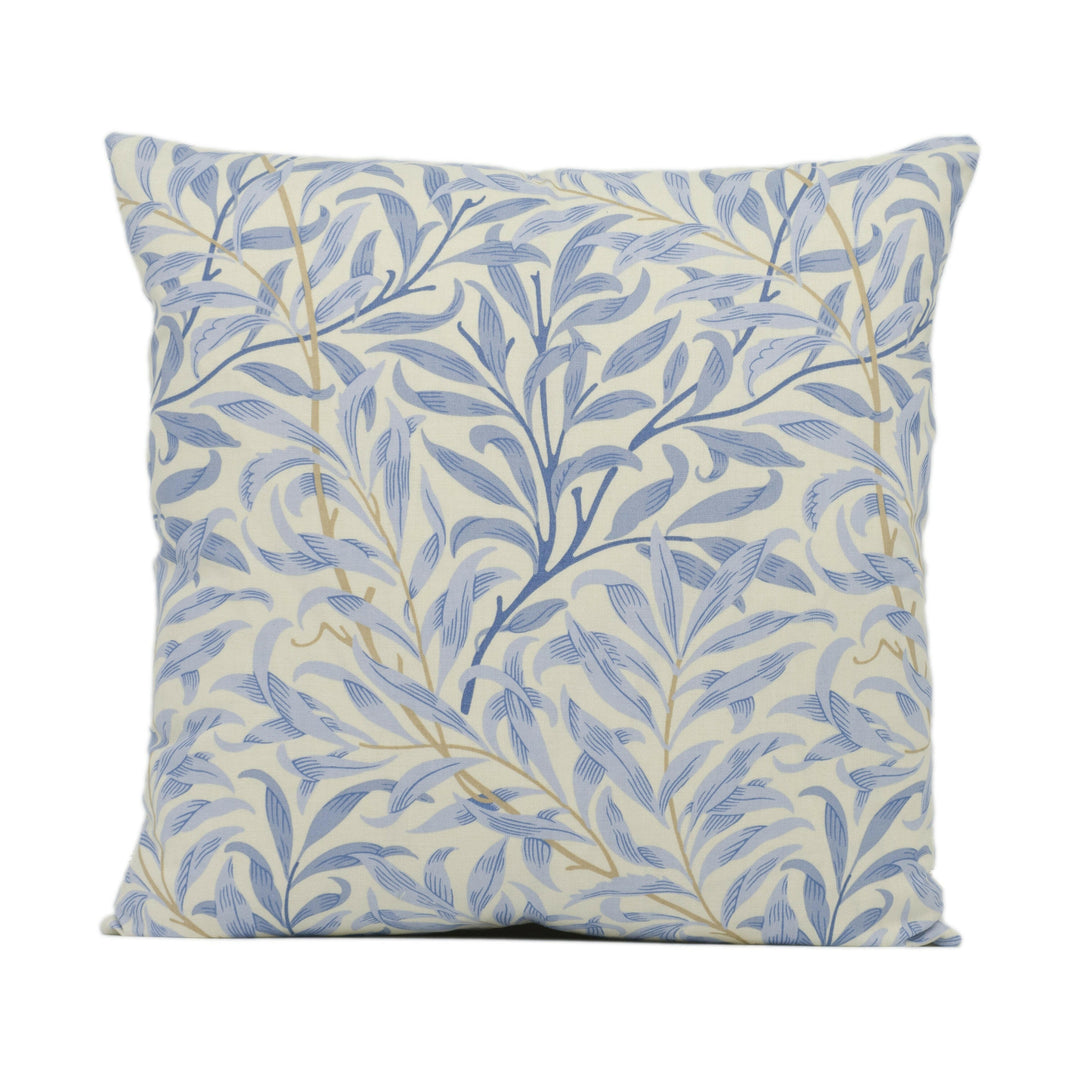 William Morris - Willow Boughs - China Blue / Cream - Cushion Cover Throw Pillow Designer Home Décor.