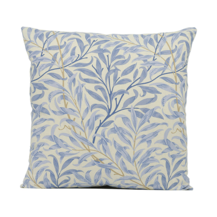 William Morris - Willow Boughs - China Blue / Cream - Cushion Cover Throw Pillow Designer Home Décor.