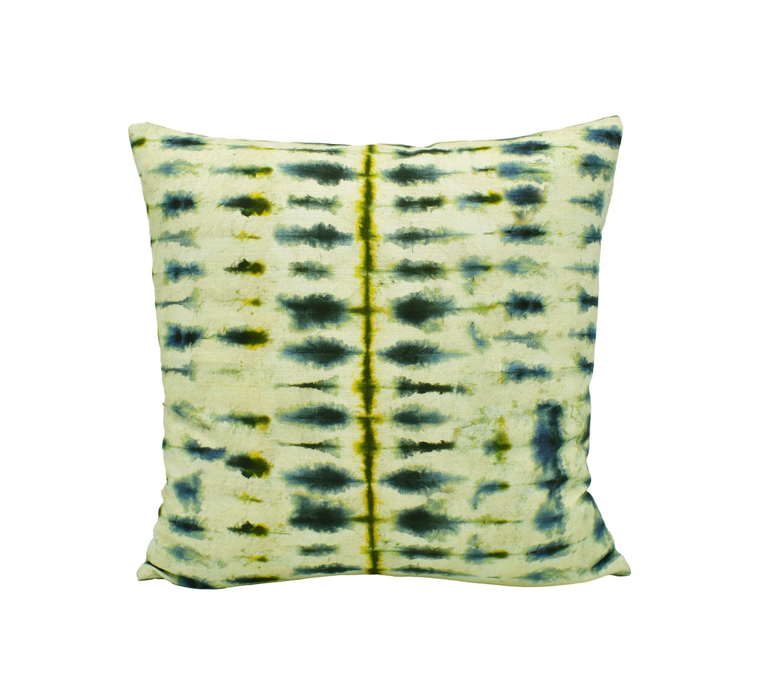 Designers Guild Suzuri Slate Cushion Cover – Blue Abstract Striped Pillow
