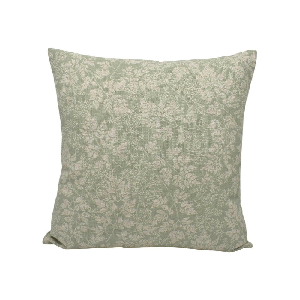 Sanderson - Spring Leaves - Fennel - Charming Simple Leaf Designer Cushion Cover - Handmade Sanderson Pillow Cover - Custom Throw Pillow.