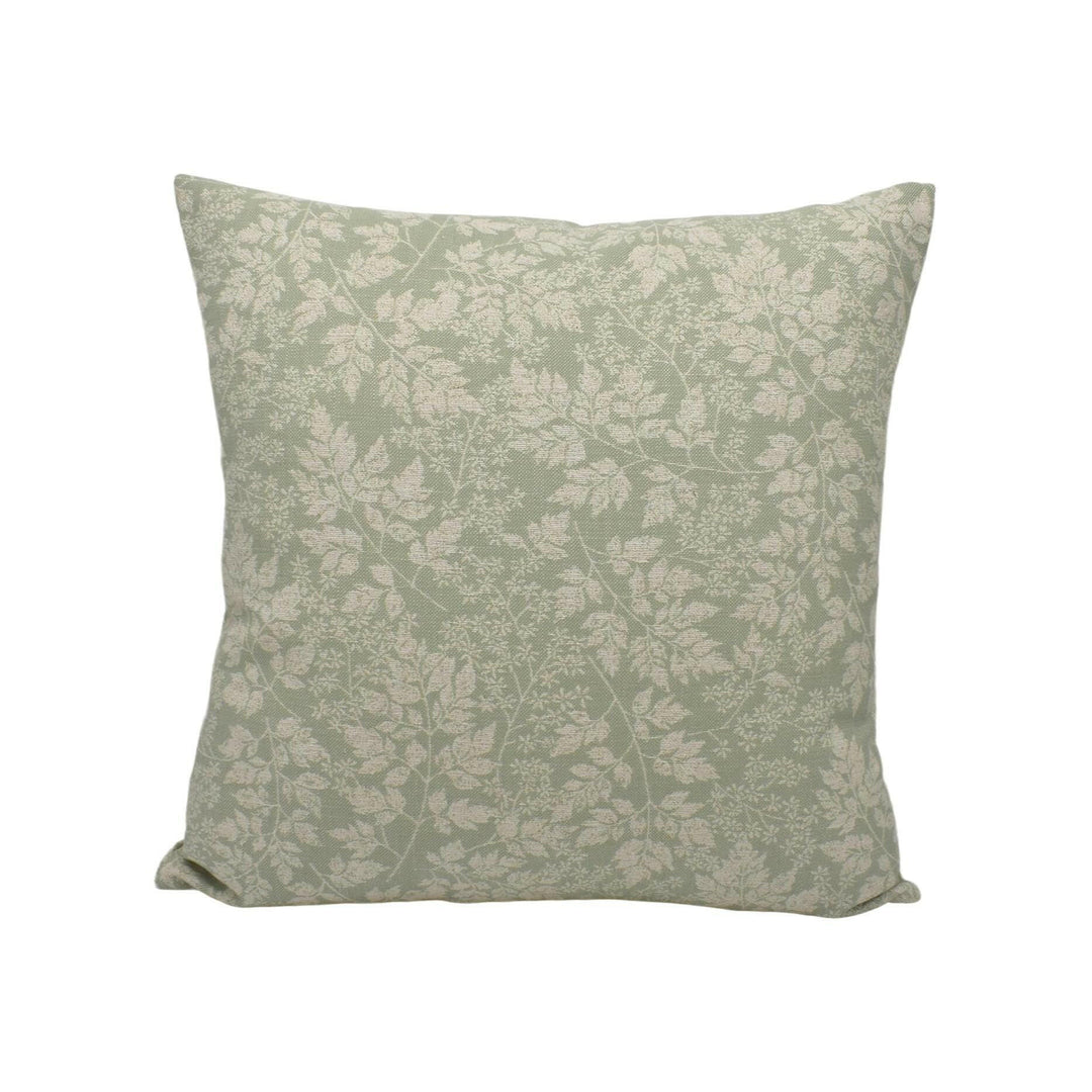 Sanderson - Spring Leaves - Fennel - Charming Simple Leaf Designer Cushion Cover - Handmade Sanderson Pillow Cover - Custom Throw Pillow.