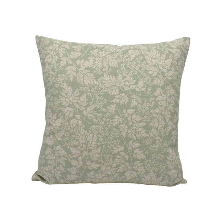 Sanderson - Spring Leaves - Fennel - Charming Simple Leaf Designer Cushion Cover - Handmade Sanderson Pillow Cover - Custom Throw Pillow.