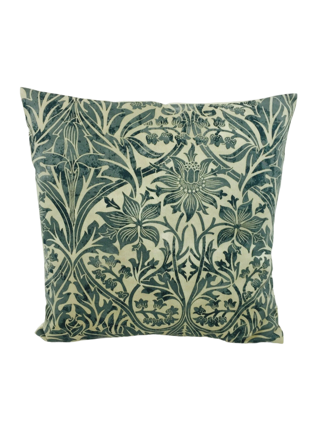William Morris - Bluebell - Seagreen / Vellum - Cushion Cover Throw Pillow Designer Home Decor.