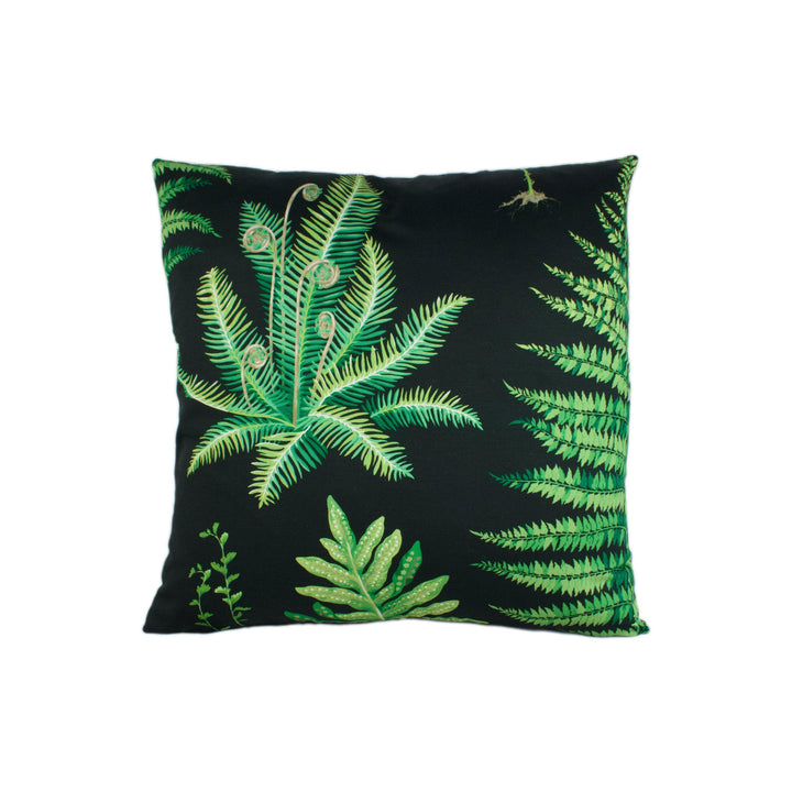 Sanderson - Fernery - Botanical Green / Charcoal - Stunning Designer Cushion Cover Home Décor Throw Pillow.