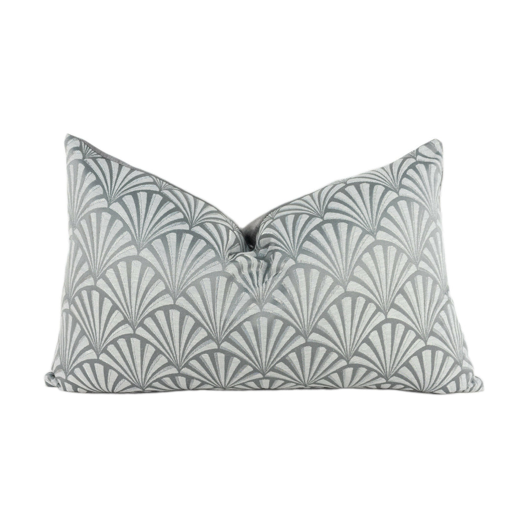 Clarke & Clarke - Chrysler - Charcoal - Stunning Designer Art Deco Cushion Cover Home Décor Throw Pillow.