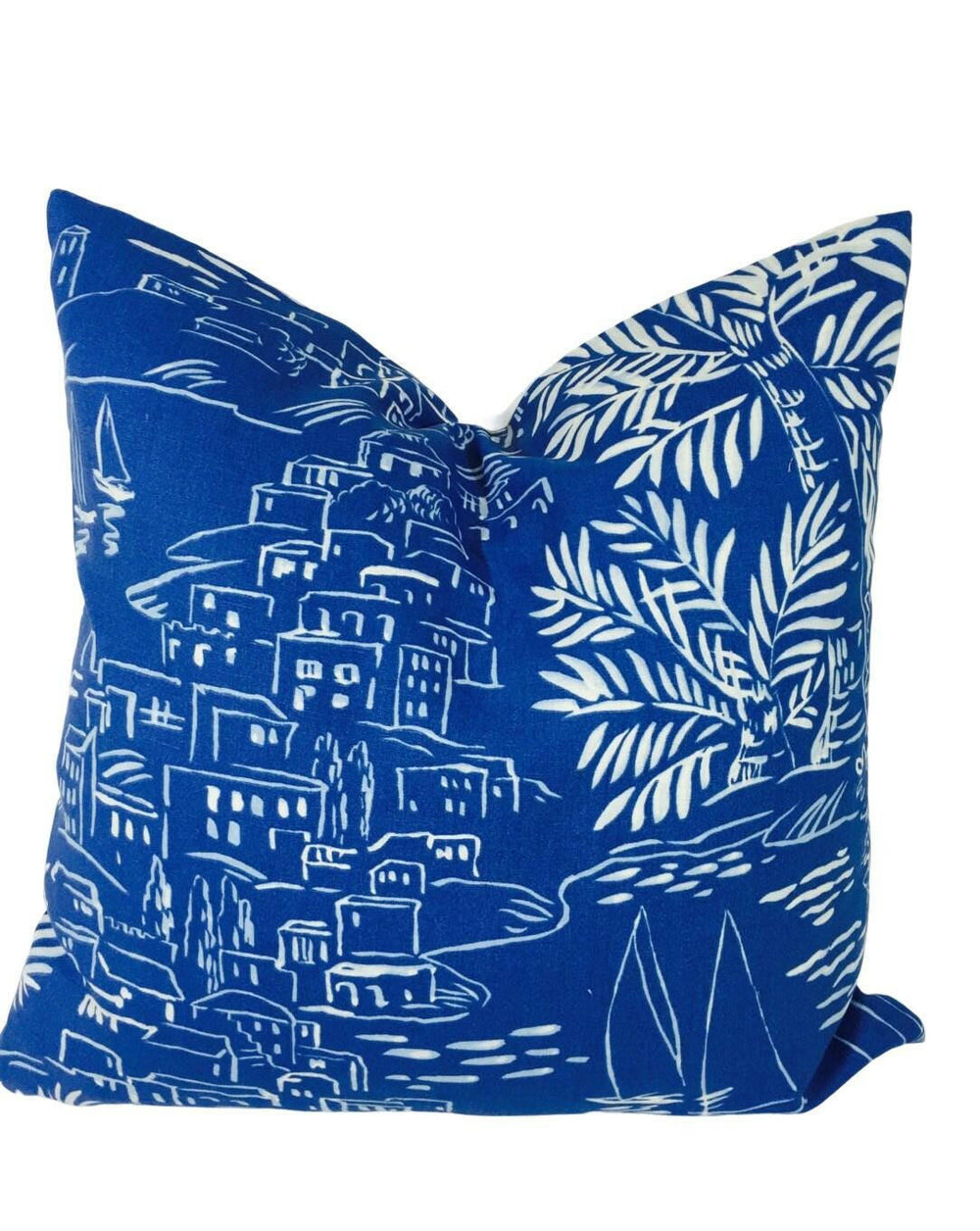 Designers Guild - Ralph Lauren - Homeport Scenic - Harbour - Stunning Designer Cushion Cover Throw Pillow Home Decor.