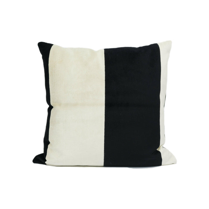 Clarke and Clarke - Lexington - Ebony - Elegant Large Scale Monochrome Stripe Cushion Cover - Handmade Throw Pillow - Designer Home Décor.