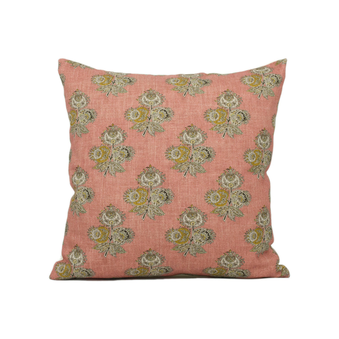 GP & J Baker - Poppy Paisley - Blush - Classic Floral Paisley Cushion Cover - Handmade Throw Pillow - Designer Home Décor.