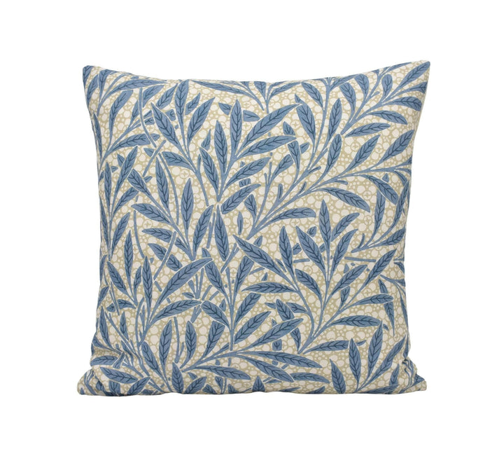 William Morris - Emerys Willow - Woad - Classic Willow Cushion Cover - Cute Bubble Pillow Cover - Traditional Handmade Throw Pillow - Floral.