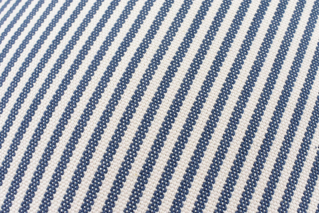 Sanderson – Burnham – Indigo – Luxury Designer Cotton Pinstripe Cushion Cover
