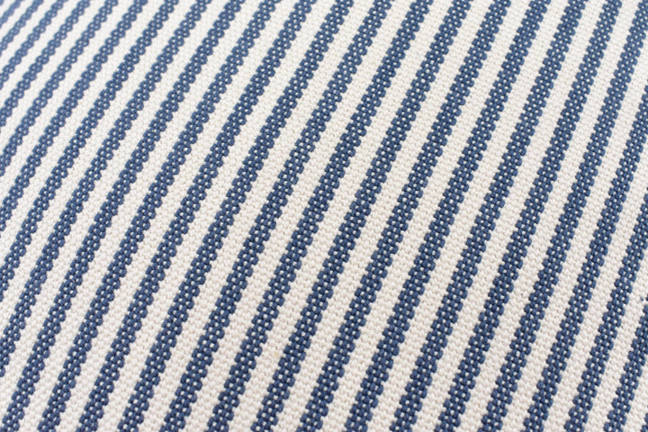 Sanderson – Burnham – Indigo – Luxury Designer Cotton Pinstripe Cushion Cover