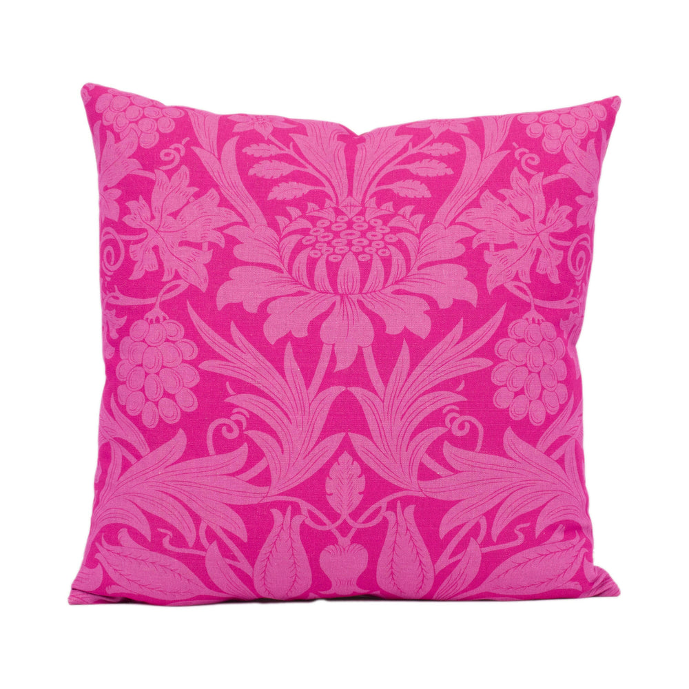 Liberty - Merton Sunflower - Azalea - Bright Modern William Morris Cushion Cover - Handmade Throw Pillow Designer Home Décor.
