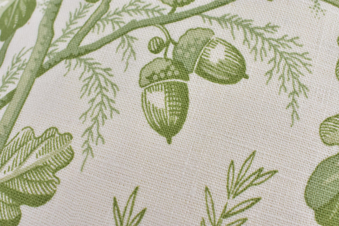 Schumacher – Brantwood Vine – Leaf – Luxury Designer Botanical Linen Cushion Cover