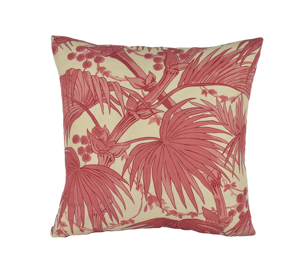 Lee Jofa Las Palmas Red Cushion Cover Pillow Throw Designer Home Decor.