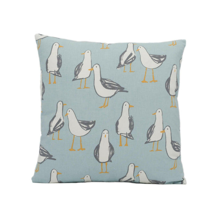 Clarke & Clarke x Studio G - Laridae - Duckegg - Whimsical Cushion Cover Handmade Throw Pillow Designer Home Décor.