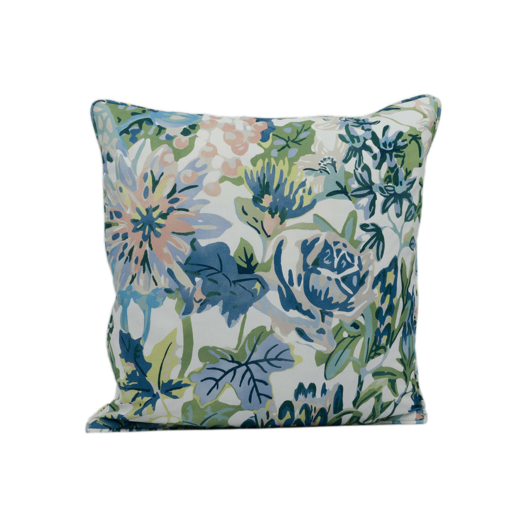 Harlequin - Perennials - Seaglass / Exhale / Murmuration - Statement Floral Cushion Cover - Handmade Throw Pillow - Designer Home Décor.