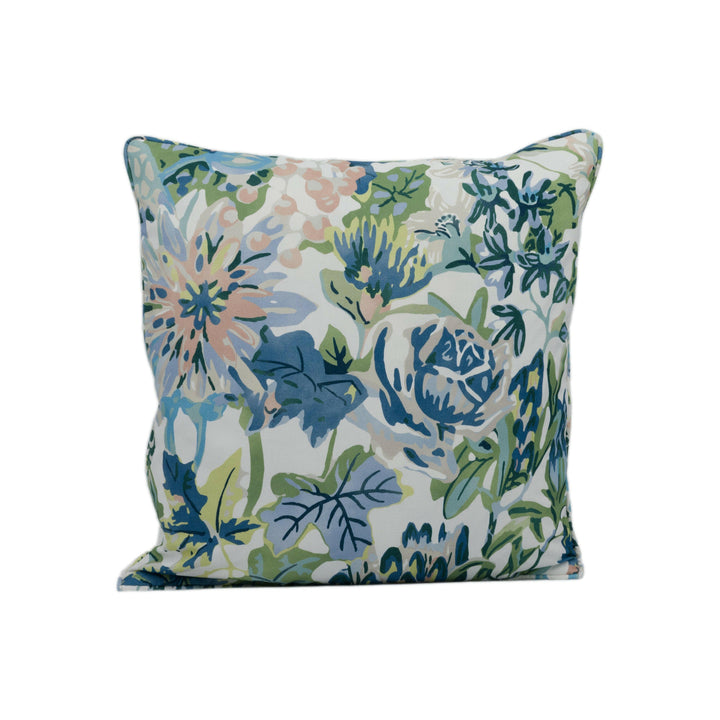 Harlequin - Perennials - Seaglass / Exhale / Murmuration - Statement Floral Cushion Cover - Handmade Throw Pillow - Designer Home Décor.
