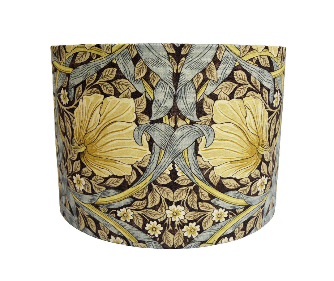 William Morris - Pimpernel - Bullrush / Slate - Lampshade Stunning Handmade Designer Home Decor.