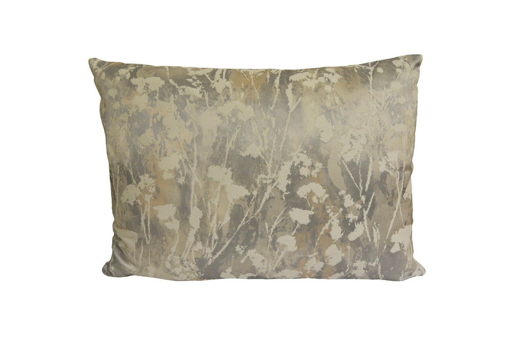 Ashley Wilde x Kai - Jacinth - Praline - Mesmerising Floral Metallic Designer Cushion Cover - Luxury Throw Pillow - Handmade Home Decor.