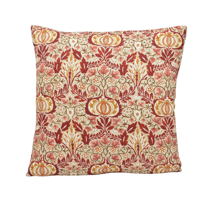 William Morris - Little Chintz - Russet - Classic Morris Indian Inspired Pomegranate Designer Cushion Cover- Luxury Throw Pillow - Scatter.