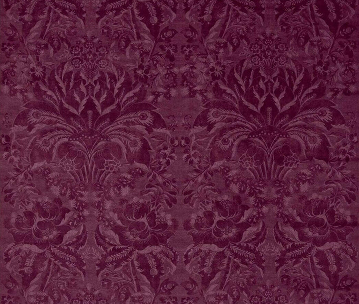 Zoffany - Ducato Velvet - Rubient - Sumptuous Damask Inspired Luxury Velvet Cushion Cover - Handmade Throw Pillow Designer Home Decor.