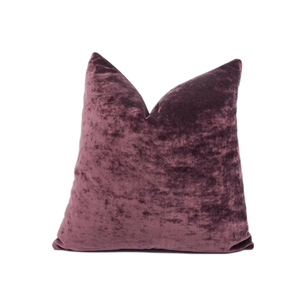 Stunning Purple Designer Crushed Velvet Cushion Cover Home Decor Throw Pillow.