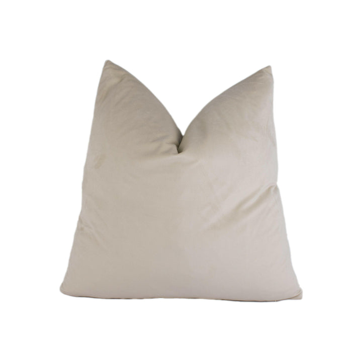 Clarke & Clarke - Alvar - Birch - Incredibly Soft Versatile Matte Finish Designer Velvet Cushion Cover - Luxury Throw Pillow Handmade.