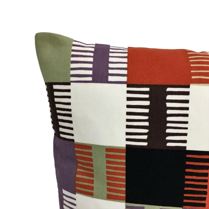 Scion - Navajo - Spice / Multi -  Funky Ethnic Rug Inspired Cushion Cover - Handmade Throw Pillow - Designer Home Decor.