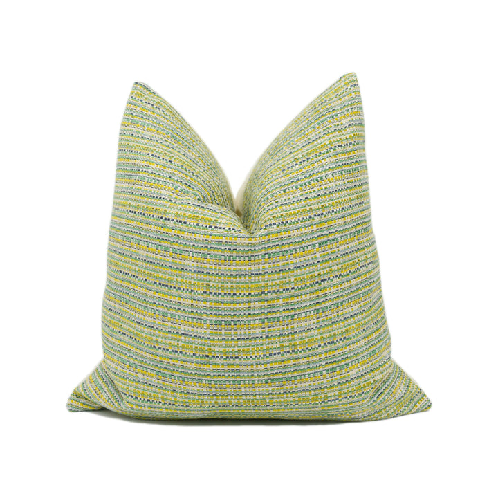 Scion - Neo - Mojito - Playful Bold Colourful Chunky Textured Woven Cushion Cover - Handmade Throw Pillow - Designer Home Décor.