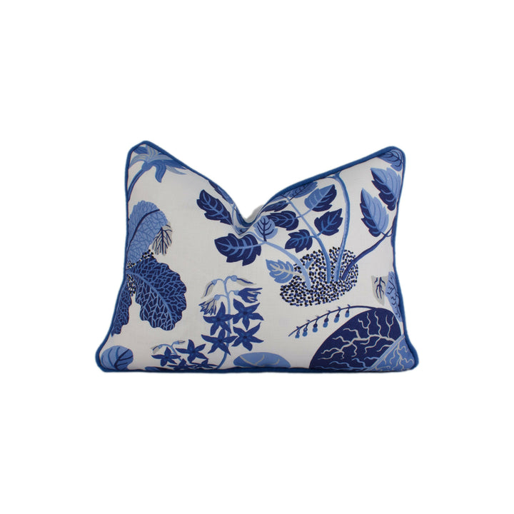 Schumacher - Exotic Butterfly - Marine - Signature Josef Frank Whimsical Butterfly Designer Cushion Cover - Luxury Throw Pillow - Handmade.