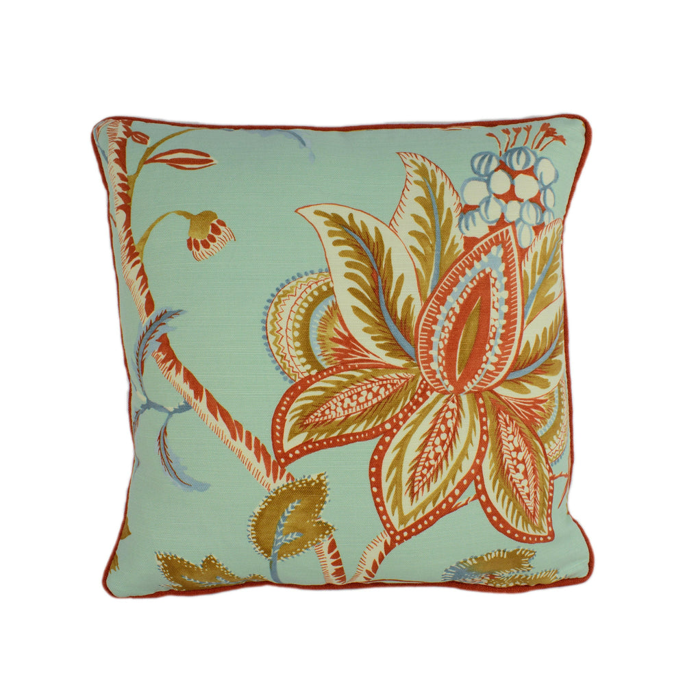 Thibaut  - Donegal - Seafoam - Cushion Cover Pillow Throw Designer Home Decor.