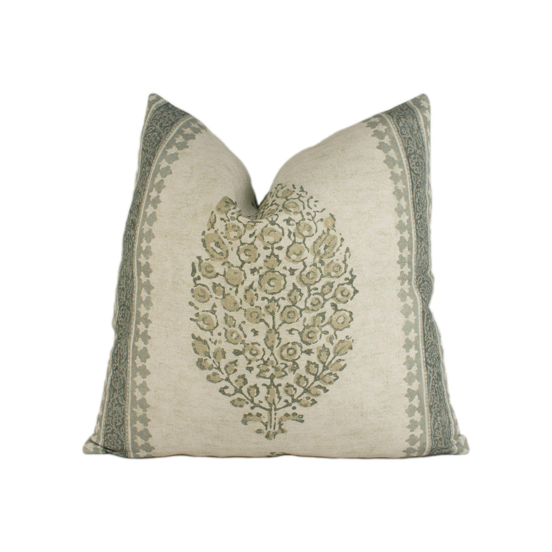 Thibaut - Chappana - Grey - Stunning Designer Cushion Cover Home Décor Throw Pillow.