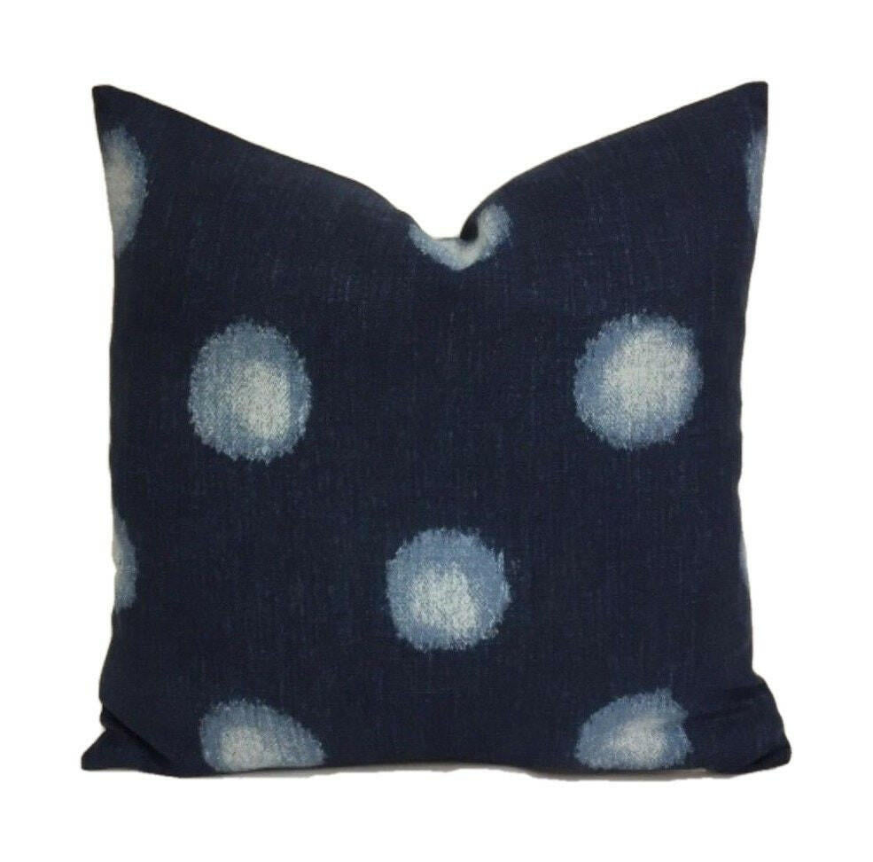 Designers Guild / William Yeoward - Chesari - Indigo - Cushion Cover Throw Pillow Designer Home Decor.