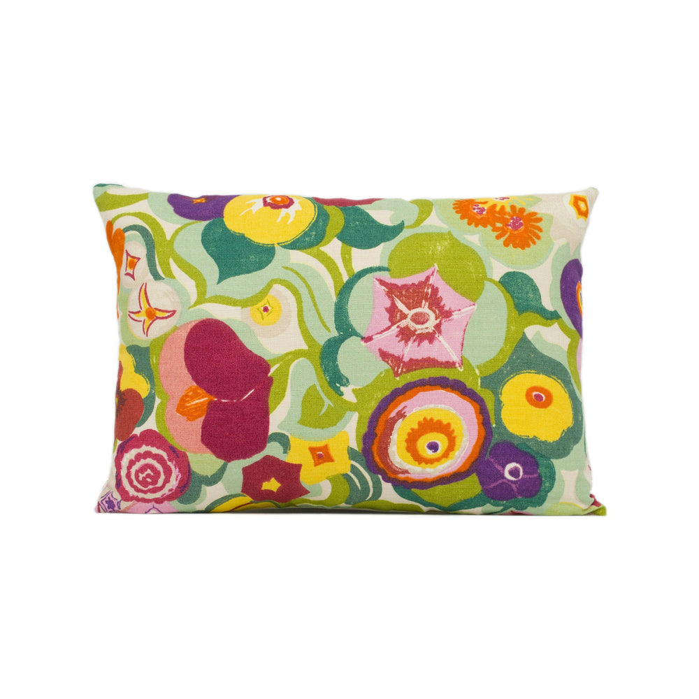 Baker Lifestyle - Zinnia - Mauve / Damson / Spring - Funky Bright Floral Cushion Cover - Handmade Throw Pillow - Designer Home Décor.