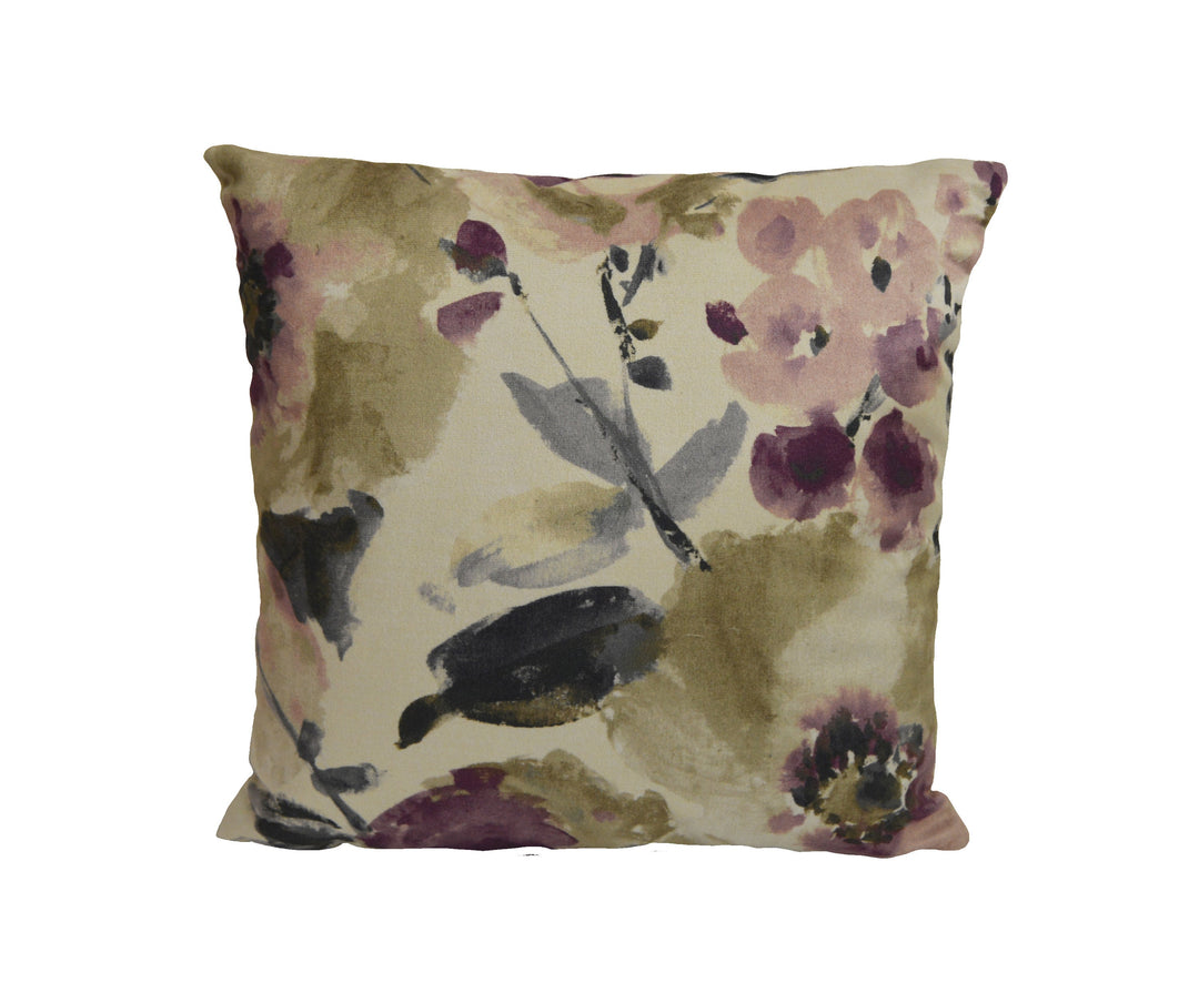 Clarke &amp; Clarke - Ersilia - Damson - Stunning Floral Cushion Cover Throw Pillow Designer Home Decor
