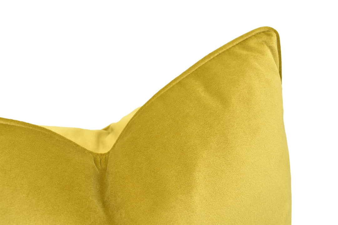 Clarke &amp; Clarke - Alvar - Olive - Incredibly Soft Versatile Matte Finish Designer Velvet Cushion Cover - Luxury Throw Pillow Handmade