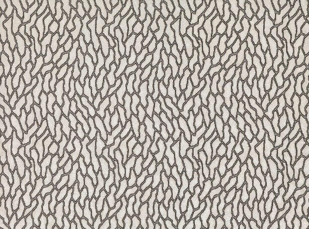 Romo - Black Edition - Romita - Pampas - Lustrous Abstract Jacquard Velvet Designer Cushion Cover - Handmade Throw Pillow - Luxury Home.