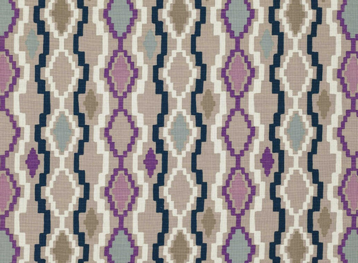 Romo - Ortega - Passion Flower - Colourful Chilean Inspired Geometric Designer Cushion Cover - Handmade Throw Pillow Luxury Home Decor.