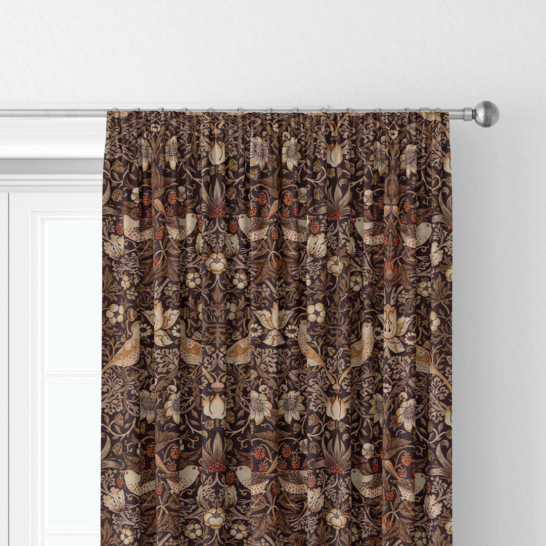 William morris strawberry thief grape gold curtains made to measure drapes designer home decor.